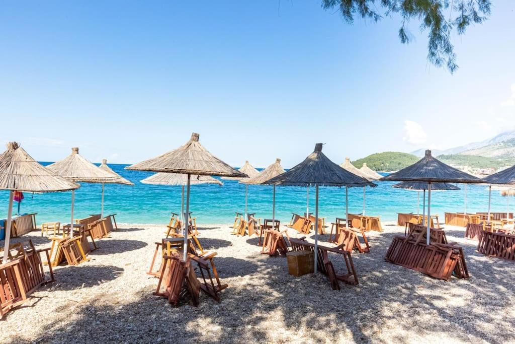 Potam'sea Bliss 4 - Front, Sun Beds & Parking Apartament Himara